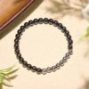 Steady Focus, Worn Daily. White Hematite Bracelet – view 2