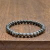 Steady Focus, Worn Daily. White Hematite Bracelet – view 5