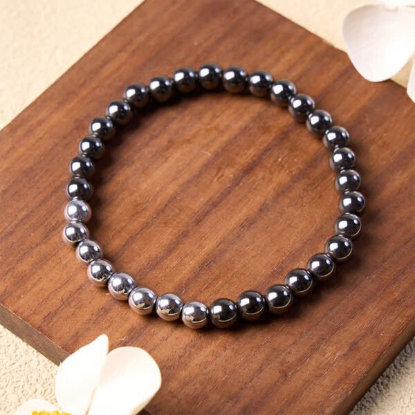 Steady Focus, Worn Daily. White Hematite Bracelet