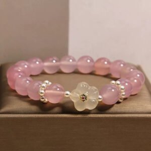 On the Go — White Agate Bracelet