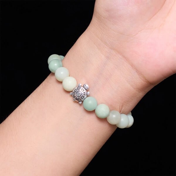 Amazonite Turtle and Copper Bracelet – view 3