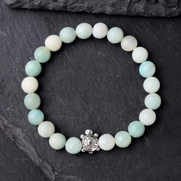 Amazonite Turtle and Copper Bracelet – view 6