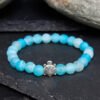 Gentle Presence — Crackle Agate Turtle Bracelet – view 3