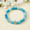 Gentle Presence — Crackle Agate Turtle Bracelet – view 5