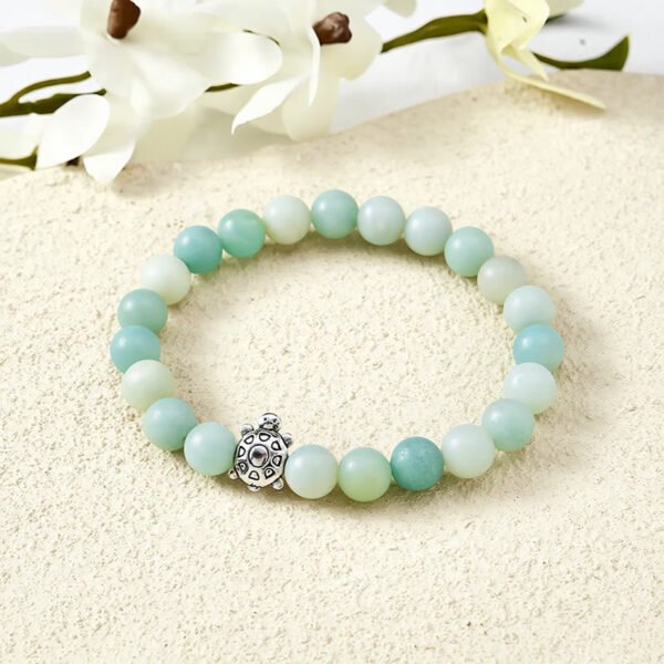 Amazonite Turtle and Copper Bracelet – view 4
