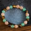 Soft Green Shimmer Green Aventurine Bracelet – view 4