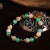 Soft Green Shimmer Green Aventurine Bracelet