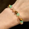 Soft Green Shimmer Green Aventurine Bracelet – view 2