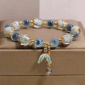 Gentle Presence — Agate Fish Tail Bracelet