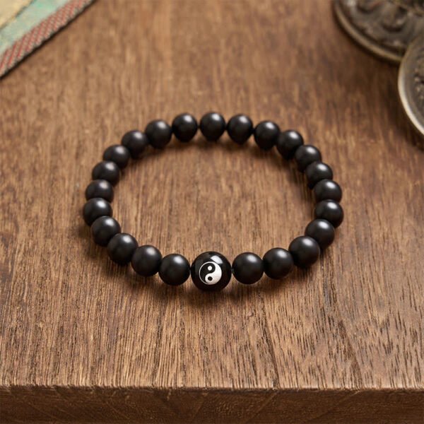 Agate Yin Yang Bracelet