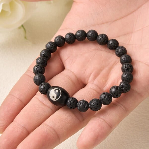 Gentle Presence — Agate Yin Yang Bracelet – view 2