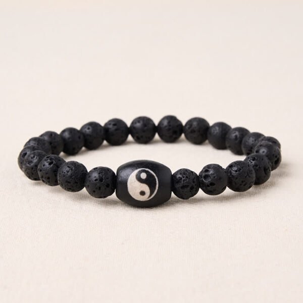 Gentle Presence — Agate Yin Yang Bracelet – view 3
