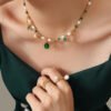 Peaceful Awareness, Worn Daily. Turquoise Zircon Necklace – view 4