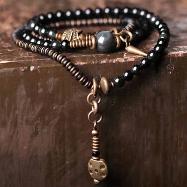 Twilight Calm with Rainbow Obsidian Bracelet – view 3