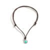 Lace Pattern Turquoise Necklace – view 7