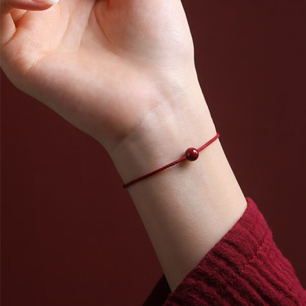 Red Agate and Cinnabar Bracelet | Your Quiet Daily Anchor for Quiet Strength – view 4