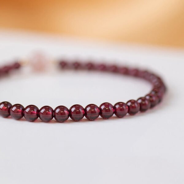 Quiet Strength, Worn Daily. Garnet Bracelet – view 5