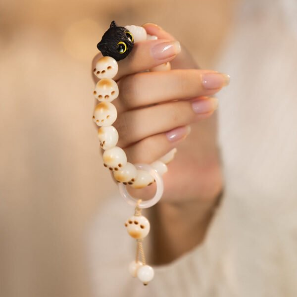 Through the Workday — Sandalwood Cat Charm – view 8