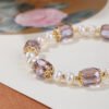 Twilight Calm with Amethyst and Pearl Bracelet – view 7