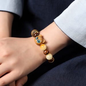 Twilight Calm with Sandalwood Cat Paw Bracelet