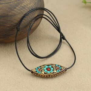 Peaceful Awareness, Worn Daily. Turquoise Necklace