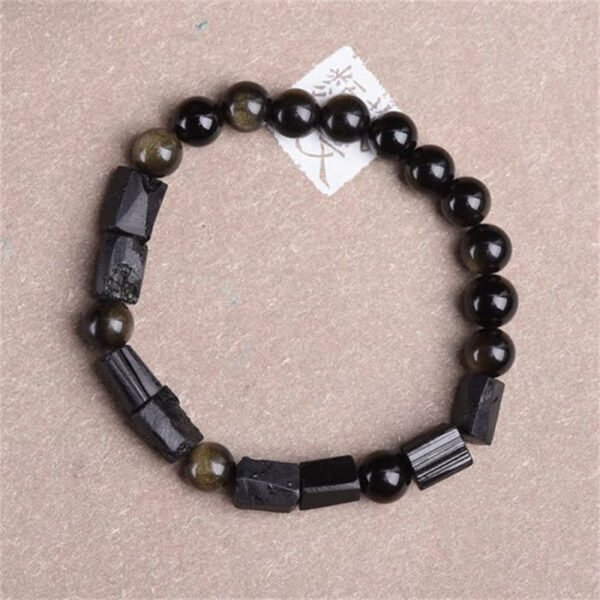 For When You Need Quiet Strength | 8mm Black Obsidian Bracelet – view 5