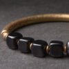 Twilight Calm with Black Obsidian and Copper Bracelet – view 4