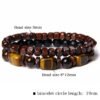 Tiger's Eye Bracelet with Hematite Accents – view 6