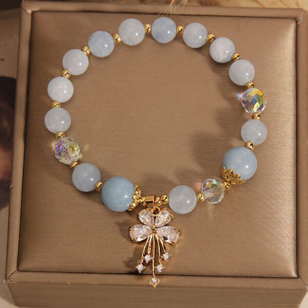 Quiet Calm, Worn Daily. Aquamarine Bracelet – view 6