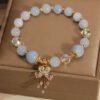 Quiet Calm, Worn Daily. Aquamarine Bracelet – view 4