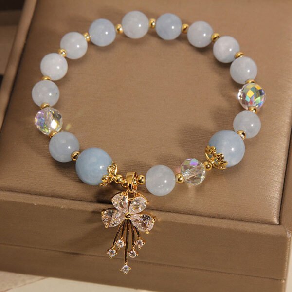 Quiet Calm, Worn Daily. Aquamarine Bracelet – view 4