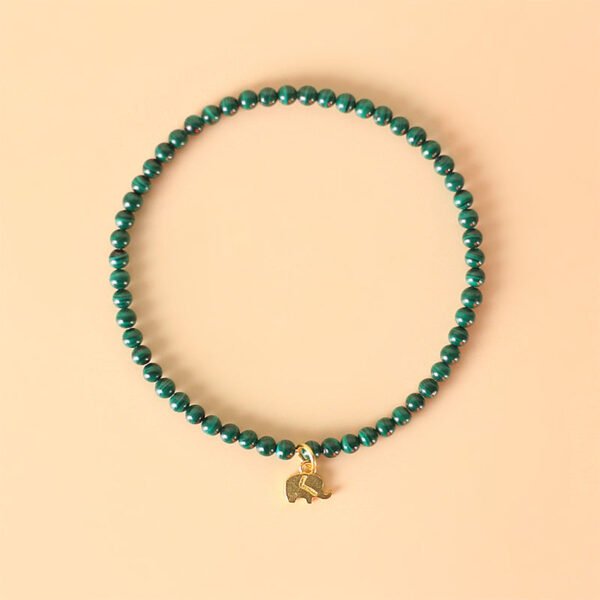 Twilight Calm with Malachite Elephant Bracelet