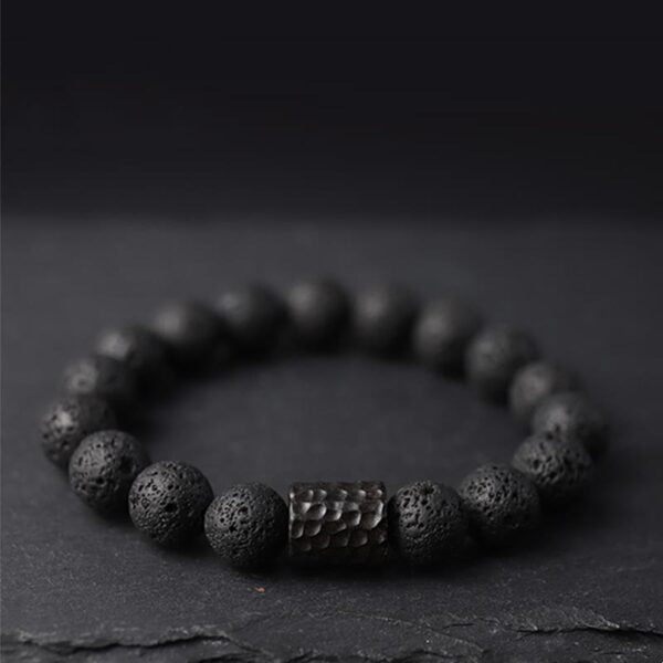 Steady Focus, Worn Daily. Tiger's Eye and Ebony Bracelet – view 6