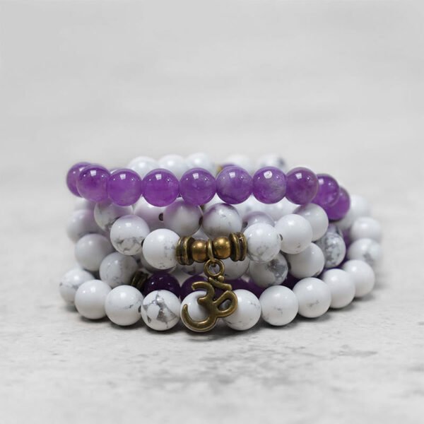 Amethyst and Turquoise Bracelet | Your Quiet Daily Anchor for Quiet Calm – view 5