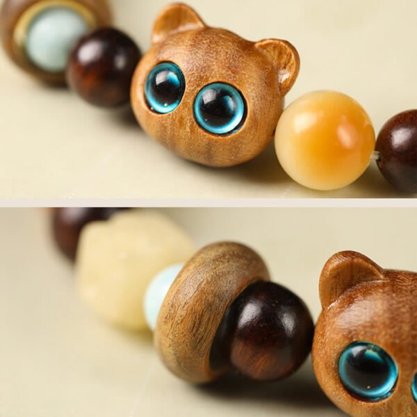 Twilight Calm with Sandalwood Cat Paw Bracelet – view 5