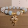Quiet Calm, Worn Daily. Aquamarine Bracelet