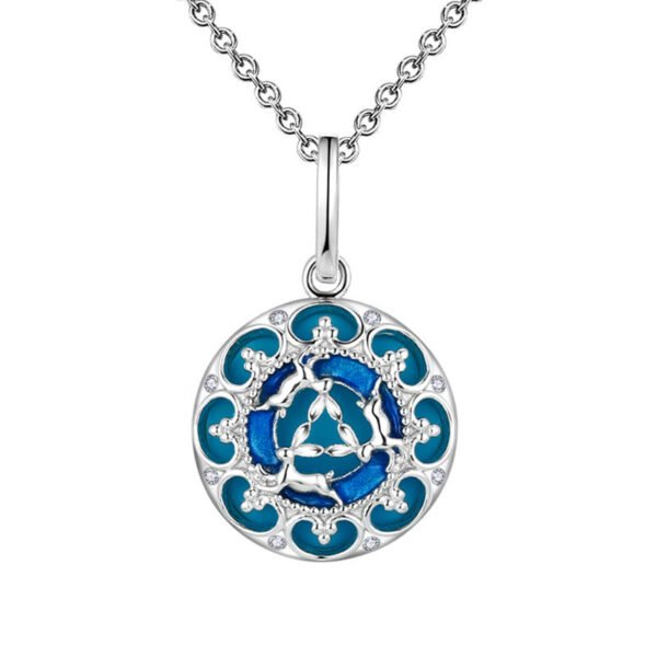 Turquoise and Silver Necklace – view 6