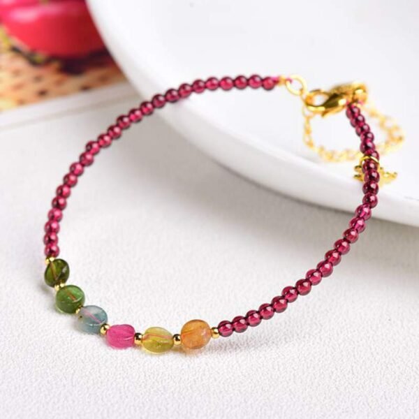 Tourmaline Butterfly Anklet – view 4