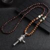 For When You Need Peaceful Awareness — Turquoise and Silver Necklace – view 4