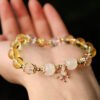 Citrine and Moonstone Bead Bracelet – view 3