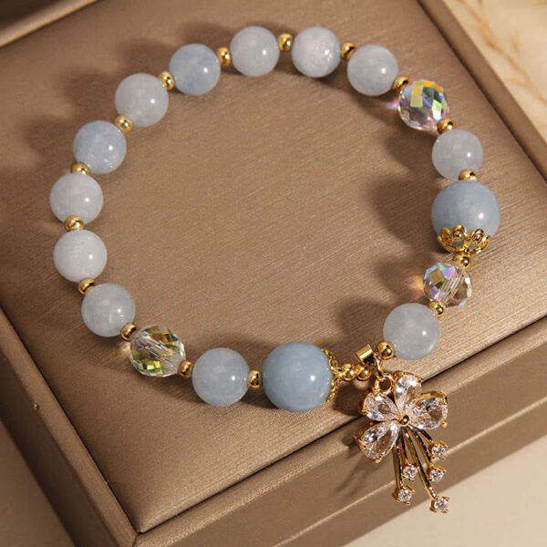 Quiet Calm, Worn Daily. Aquamarine Bracelet – view 3