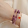 Amethyst and Citrine Bracelet | Your Quiet Daily Anchor for Quiet Calm – view 6
