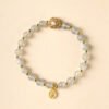Strawberry Quartz Bracelet with Labradorite – view 5