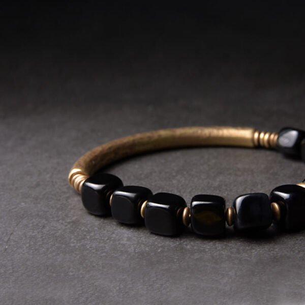 Twilight Calm with Black Obsidian and Copper Bracelet – view 8