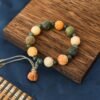 Agate and Bodhi Seed Bracelet | Your Quiet Daily Anchor for Gentle Presence – view 5
