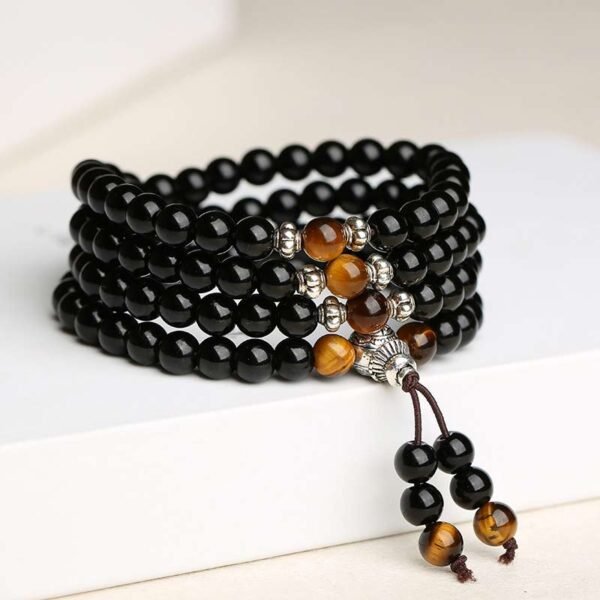 Twilight Calm with Tiger's Eye Mala – view 4