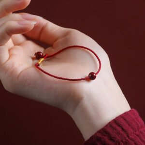 Red Agate and Cinnabar Bracelet | Your Quiet Daily Anchor for Quiet Strength