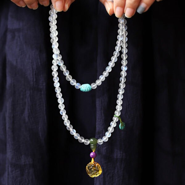 Twilight Calm with Moonstone Lotus Bracelet – view 5