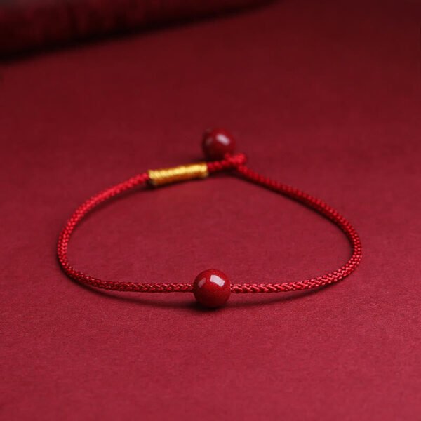 Red Agate and Cinnabar Bracelet | Your Quiet Daily Anchor for Quiet Strength – view 5