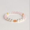 For When You Need Gentle Clarity — Double Wrap Rose Quartz Bracelet – view 6